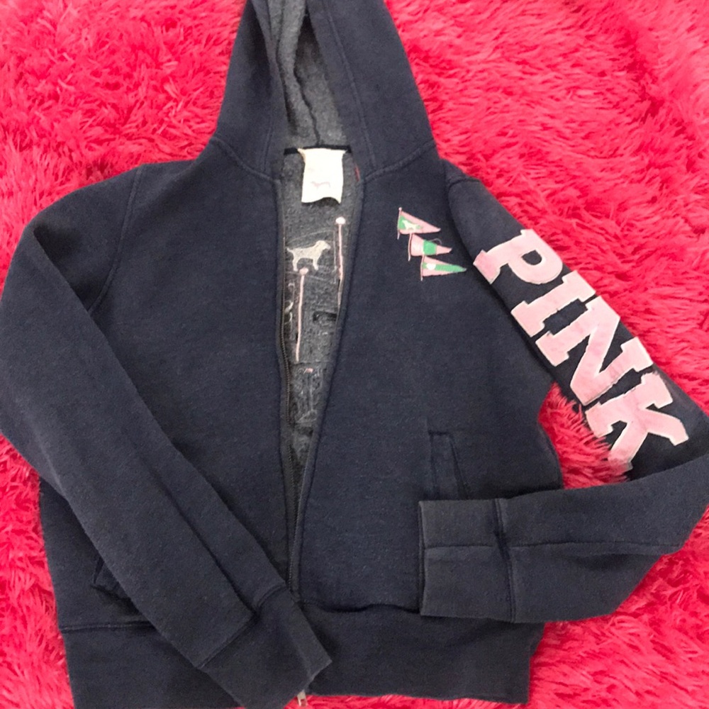 PINK zip up hoodie